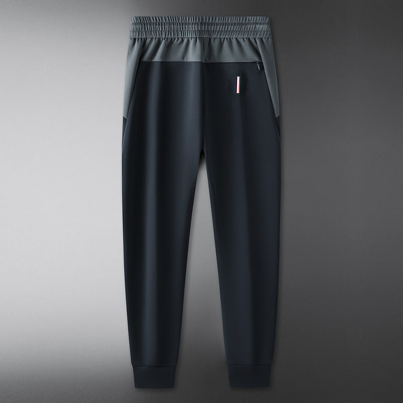 Men's Navy Blue Imported Trouser Pants - Goamen