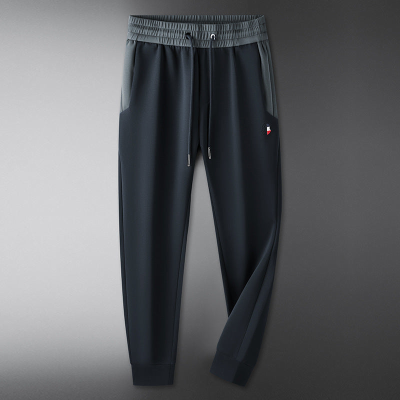 Men's Navy Blue Imported Trouser Pants - Goamen