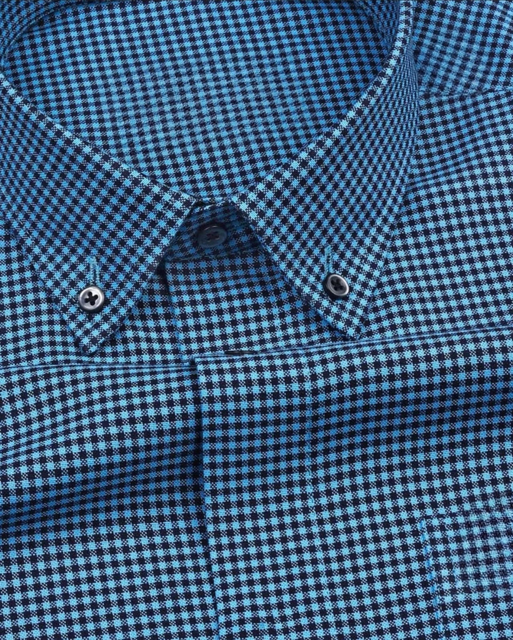 Men's Grey Regular Fit Checks Full Sleeve Shirt - Goamen