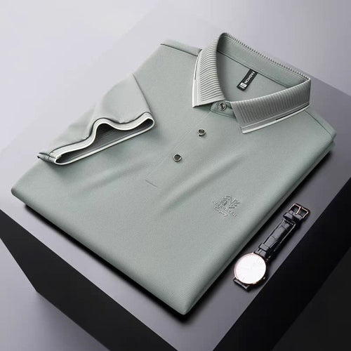 AeroFlex Gray Stitchless Polo T-Shirt - Goamen